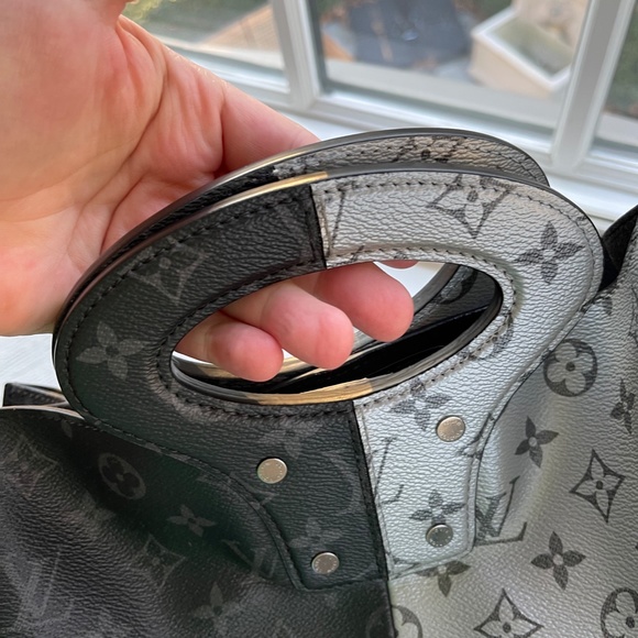 Louis Vuitton Tote SPLIT in Monogram Eclipse (RARE) - Picture 9 of 10